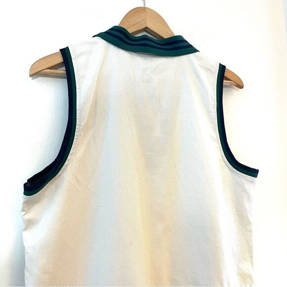 Prince Preppy Pleated Collared VNeck Pickleball Dress White Navy Size XL NWT - Picture 9 of 9